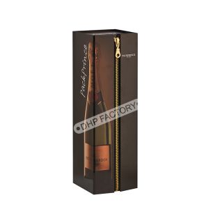 Personalised Champagne Wine Lover Gift Box With Zipper Eco Friendly