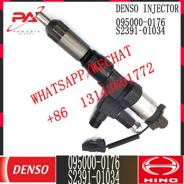 DENSO Diesel Common rail Injector 095000-0176 for HINO S2391-01034