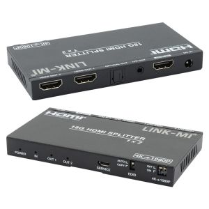 4K 2.0b 2 Port HDMI Splitter 4 HDCP 2.2COPY AUTO EDID Hdmi Audio Video Extract