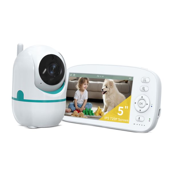 Quality HD Baby Monitor with X2x4 Zoom DC 5V 2A Power Supply and Split Screen for Multi-Camera Monitoring for sale