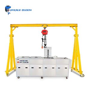 Multifunctional Industrial Ultrasonic Cleaner With Crane Single And Multi Slots