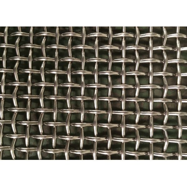 Flat Top Stainless Steel Crimped Wire Mesh Crimped Wire Screen For Livestock Breeding