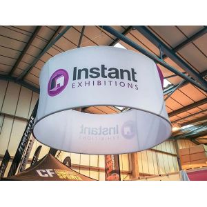 30in 42in Pop Up Exhibition Display Aluminum Booth Tension Fabric Hanging Signs