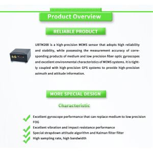 UNIVO UBTM208Y Antenna Navigation System with FOG Gyro and Fibre Optic Gyroscope