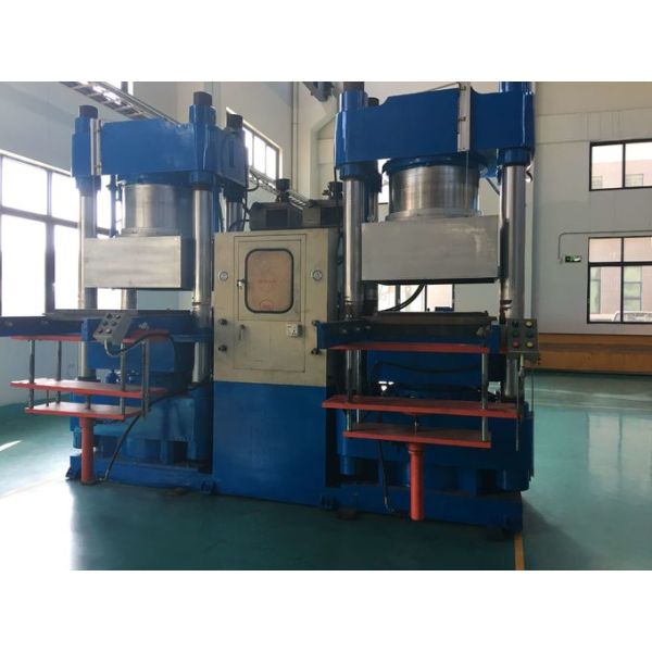 High Standard Rubber Compression Moulding Machine , Rubber Processing Machinery Low Noise 0