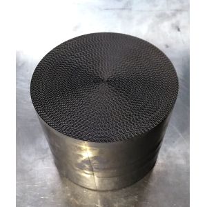 Wholesale 600cpsi Metal Honeycomb Catalyst Support Without Canning Round from china suppliers