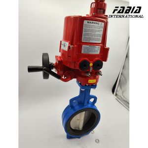 10'' WCB Butterfly Valve Wafer Style 200Psi soft seat valve low leakage