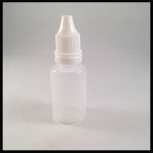 Child Proof Plastic Dropper Bottles 20ml , LDPE Empty Eye Dropper Bottles
