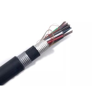 Direct Burial Fiber Optic Cable GYTA Armoured Single Mode 144 Core Double Sheath