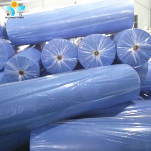 Wholesale 2.1M 2.4M SMS Non Woven Fabric Medical Disaposable Surgical Gown Raw Material from china suppliers
