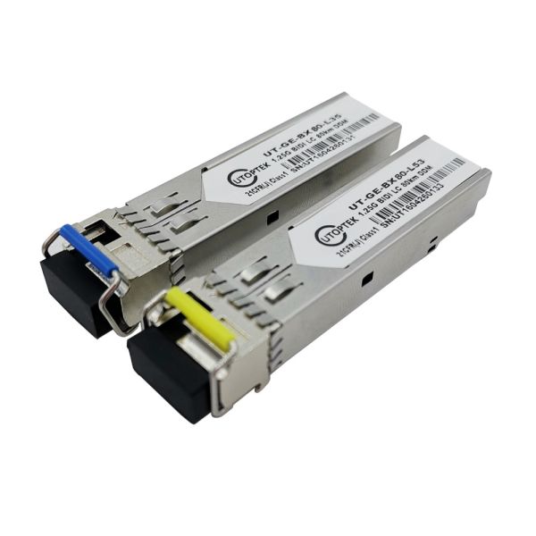 1.25G BiDi LC WDM 100km SFP Transceiver support for Huawei/Cisco/HPE/Mikrotik