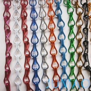 35x83 Inch Chain Link Fly Screen Metal Chain Link Door Curtain