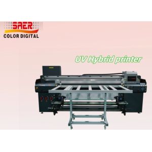 Wholesale 1.8m UV Hybrid Printer with Table Large Format Roll to Roll &amp; Flatbed With High Resolution print head from china suppliers