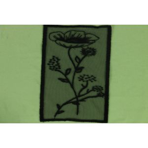 Watersoluble Guipure Lace Applique Rose Flower Patterned PP Threaded