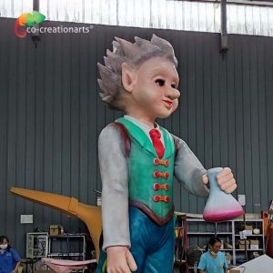 Weather Proof Large Custom Made Animatronics With LED Light Personalized