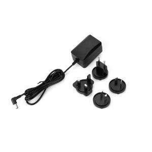 Wall Plug Power Adapter Black ABS AC/DC Converter US/EU/UK/AU Plug 100-240V