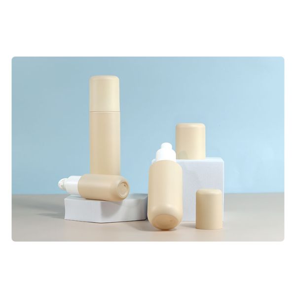 100ml Lotion Bottle Refillable Empty Square Plastic Bottle For Skincare