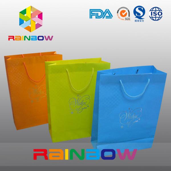 Quality Promotion Cutom Color Printing Customized Paper Bags / Gift Bag grease proof paper bag for sale