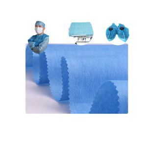 Smms Sms Non Woven Fabric Spunbond CE ISO9001 Certificate For Disposable Gowns