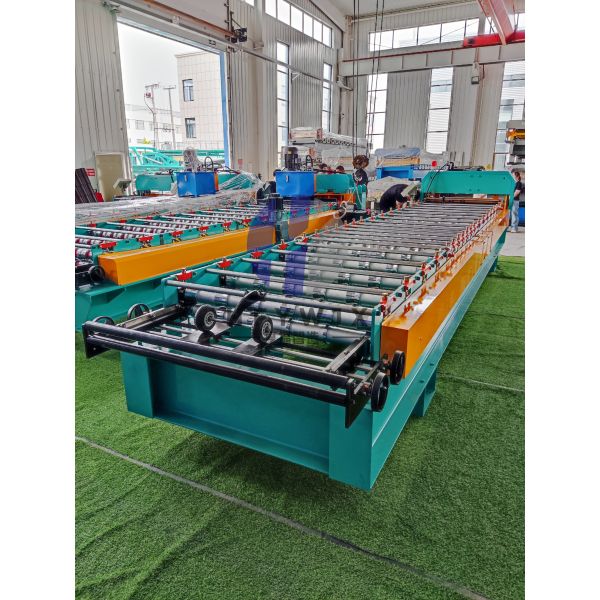 High Precision Trapezoidal Roll Forming Machine 1000mm Stable Durable Structure For Metal Roofing Sheet Production