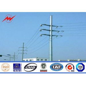 AWS D1.1 25m 69kv Power Transmission Poles Steel Utility Galvanized Light Pole