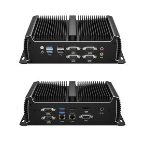 China Dual Cores Four Threads Intel Core i5 7200U Mini Computer With Dual DDR4 RAM And 6COM on sale
