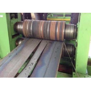 Electric Metal Slitting Machine / Uncoiling Sheet Metal Shearing Machine