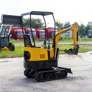 1ton Mini Garden Hydraulic Crawler Excavator With Retractable Chassis Customized