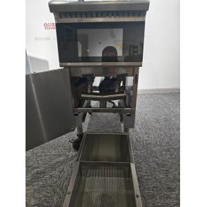 14.3kw 380V Touchscreen Smart Panel With Oil Filter System Electric Open Fryer