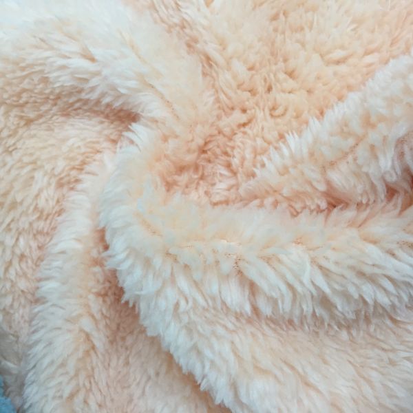 Quality 330GSM Knitting 160CM Double Plush Polyester Fabric for sale