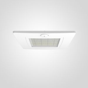 China AC100-277V Input Voltage LED Canopy Light with Fixture Dimensions L470*W470*H150mm and 90% Power Efficiency on sale