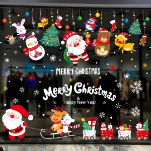 PET Seal Sticker Label Christmas Window Sticker For Home Decorations