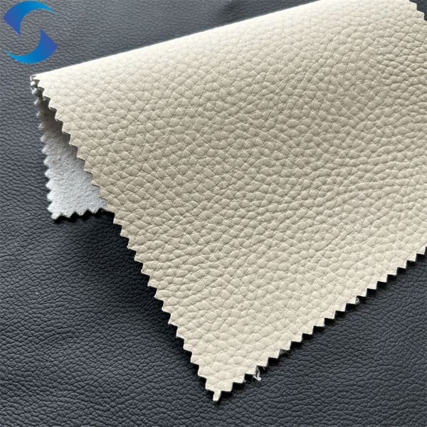 Synthetic EPU Leather Fabric Flocked Backing For Sofas Artificial Leather