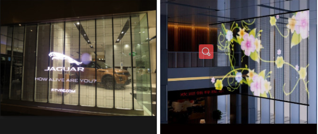 SMD3528 5000nit P15mm See Through LED Display