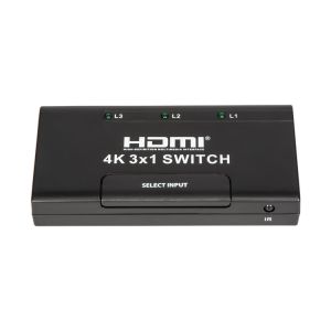IR Remote 4K 3x1 Remote Control Hdmi Switcher