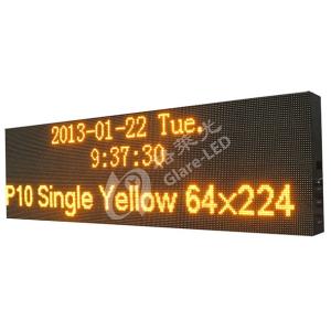 China Bus Stop LED Sign Box Synchronous or Asynchronous Control Method Pixel Composition 1R1G1B on sale