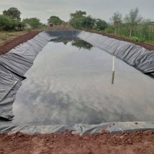 HDPE Geomembrane 1m-8m Width Waterproof Dam Pond Liner Density 0.940g/cm3