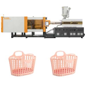 High Output 400T Plastic Dirty Clothes Basket Injection Molding Machine