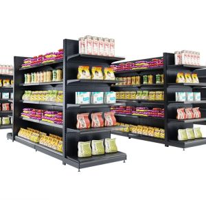 Modern Supermarket Rack System Durable Customizable Options