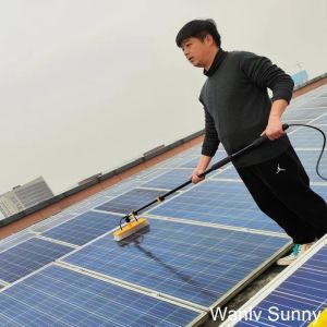 55 Cm Widened Brush Solar Panel Cleaning Brush with 6.0 Elongated Aluminum Alloy