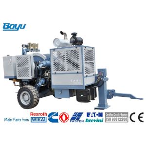 China Overhead Line Stringing Equipment Cummins Max Continuous Pull 2x50kN Hydraulic Tensioner on sale