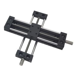 Two Axis Combination Linear Manual Xy Stage Stretching Table With Locking