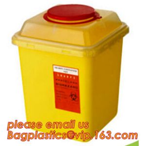 Plastic Disposable Medical Sharps Containers, Kenya safety box for needle