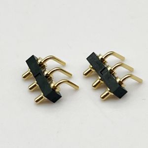 Custom 2.54mm Dip Type 3pin H1.5mm Pogo Pin connector for spring pin connector