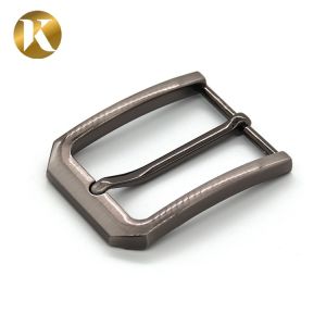 Men Metal 35mm Pin Belt Buckles With Handwork + Machinery Technics