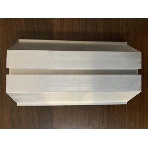 Aluminum 6063 T5 Special Section CNC Machining Components Sandblasting