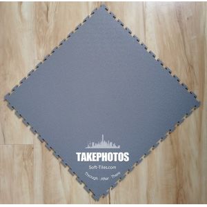 Interlocking Vinyl Floor Tile 500*500mm Checker Plate Surface