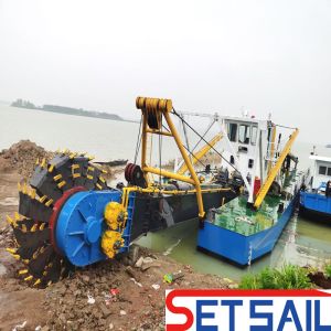Anchor Boom Wheel Bucket Dredger with Weichai Diesel Engine and 160m3-2000m3