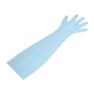 7g Food Handling FDA Disposable Shoulder Length Gloves With Elastic