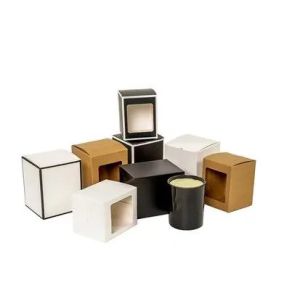ODM Luxury Custom Packaging Boxes Degradable Cardboard Candle Box FSC